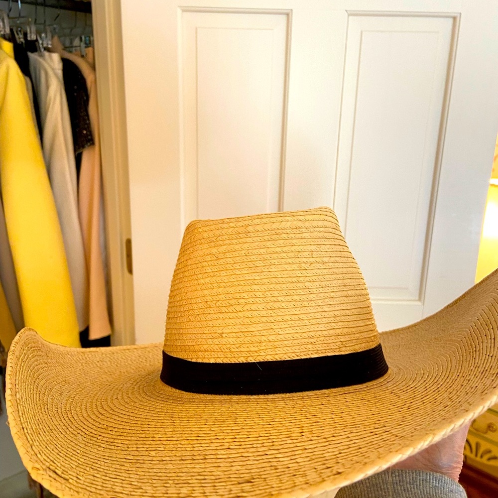 Woven cowboy hat